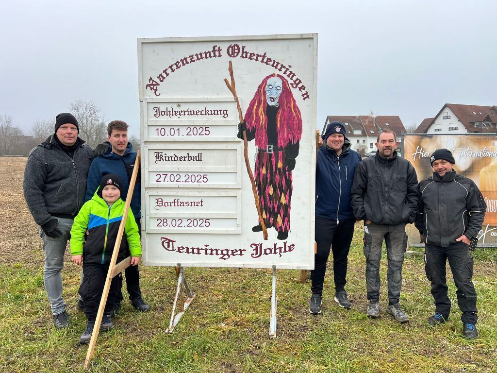 Die Schildersteller waren unterwegs!