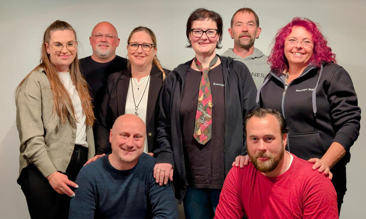 Die bestätigte Vorstandschaft der Teuringer Johle